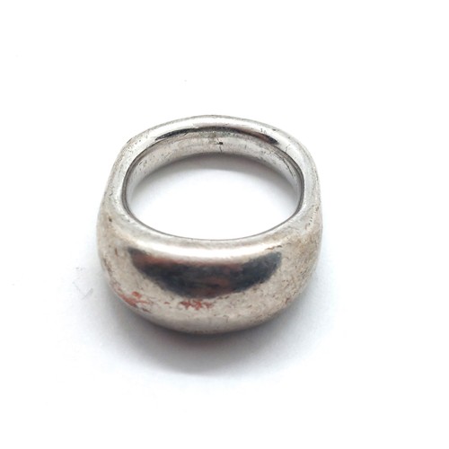 Silver tone smooth - tone,