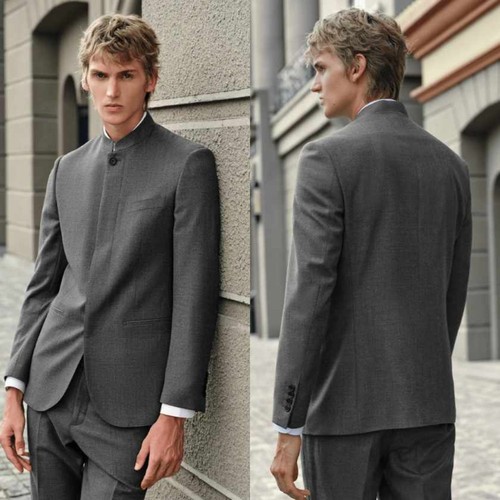 Men mandarin collar - collar, stand