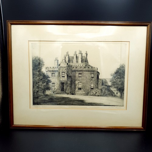 Walter towers signed etching - walter,