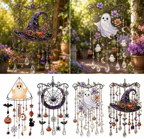 Halloween crystal wind - halloween,