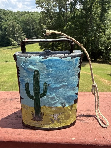 Vintage handpainted western - handpainted,