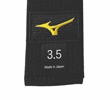 Gold label judo black belt - label,