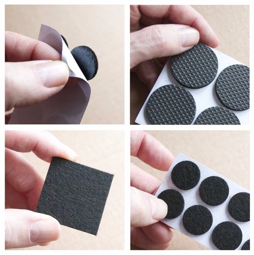 Felt foam rubber pads - felt,
