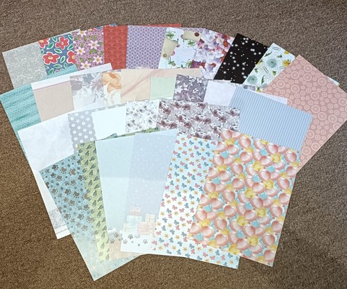 Backing papers for card - backing,