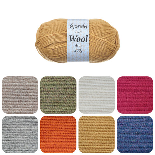 Wendy wool pure aran - wendy, 200g