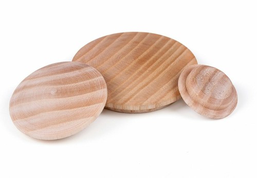 Solid wooden cover caps - solid,