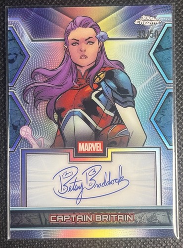 Captain britain autograph 50 - britain, /50