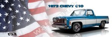 1973 Chevy C10     Metal Sign