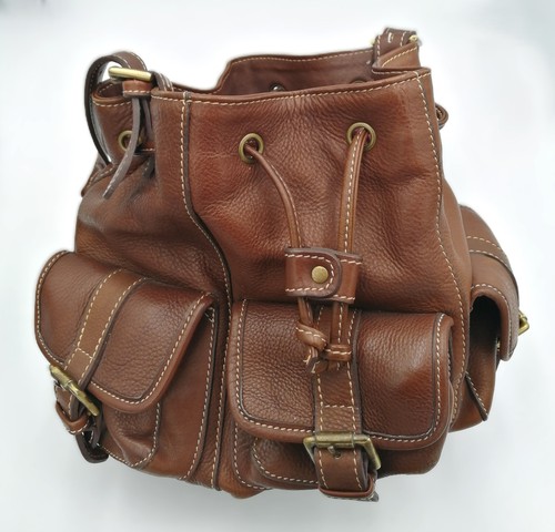 Blondie mania leather handbag - leather,