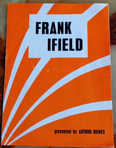 Frank ifield 1960s programme - ifield,