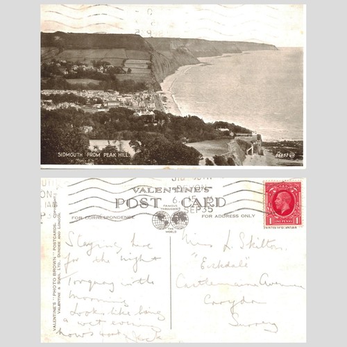 Vintage postcard sidmouth - vintage,