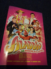 Aladdin Theatre Souvenir Brochure 2007/08