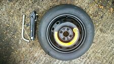 FIAT PANDA 2003-PRESENT DAY SPACE SAVER 14" SPARE WHEEL & TYRE, JACK&SPANNER