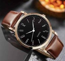 Mens Watch.. Ultra Thin Black