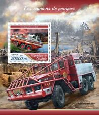 IVECO MAGIRUS MARCONI DUFFY Fire Engine Truck Stamp Sheet #209 (2017 Guinea)