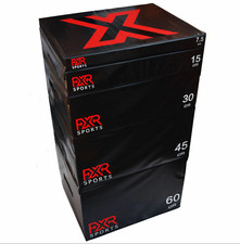 Foam Attachable Stackable Plyo Plyometric Jump Squat Box Studio Block - 5 Sizes