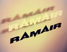 2 x RAMAIR STICKER MEDIUM
