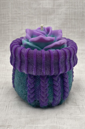 Linen fresh woven cuff candle - linen,