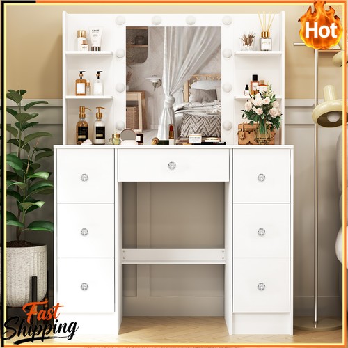 New dresser table set - dresser, led