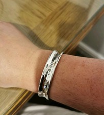Tiffany & Co Sterling Silver 1837 Cuff Bangle