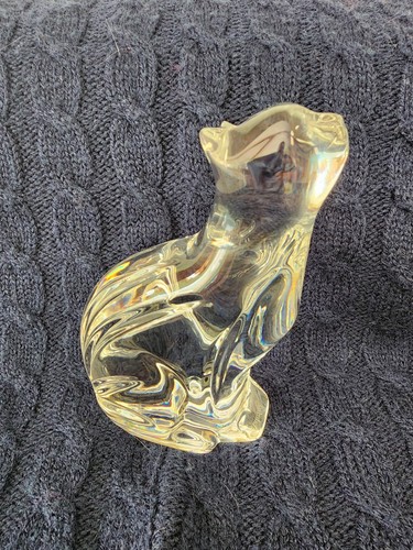 Waterford crystal cat - waterford,