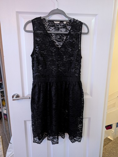 Jack wills black lace mini - jack,