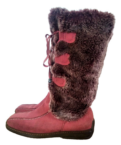 Moshulu suede boots with - boots,