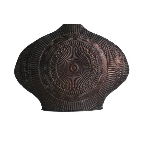 Moroccan style vase distressed - moroccan,