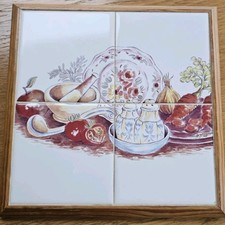 Vintage Tiled Trivet Farmhouse