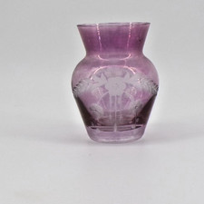 Vintage Bohemian Crystal Pink