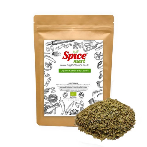 Organic bay leaves - leaves, kibbled