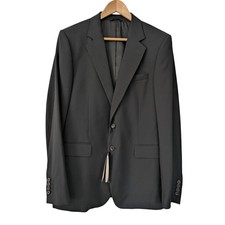 Gucci Uniform 2-Button Blazer Jacket Sportcoat Wool Mens EU 50 US 40 Black NWT