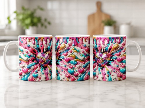 Multi colour heart designed - multi,