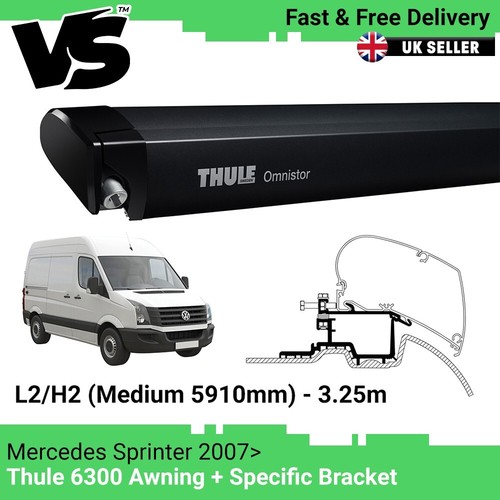 Thule 6300 25m - awning, black