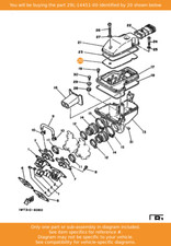 YAMAHA Element, Air Cleaner, 29L-14451-00 OEM RD350LC RZ350