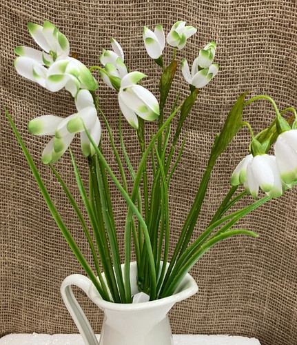 Artificial snowdrops stems - 3,
