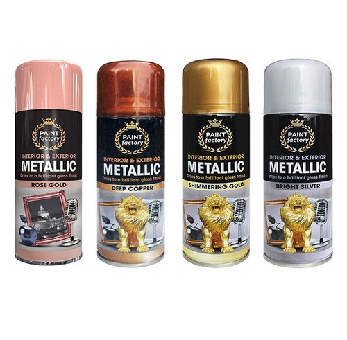 Metallic spray paint aerosol - spray,