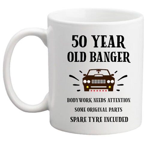 50th birthday mug funny - 50th, gift