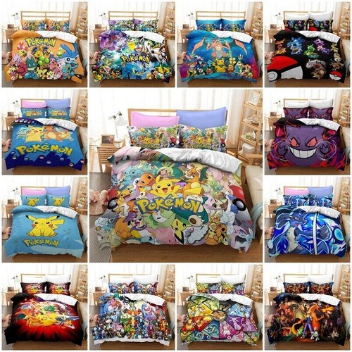 Cartoon pikachu quilt duvet - cartoon,
