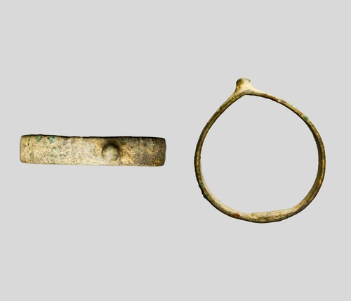 Crusader archer bronze ring - bronze,