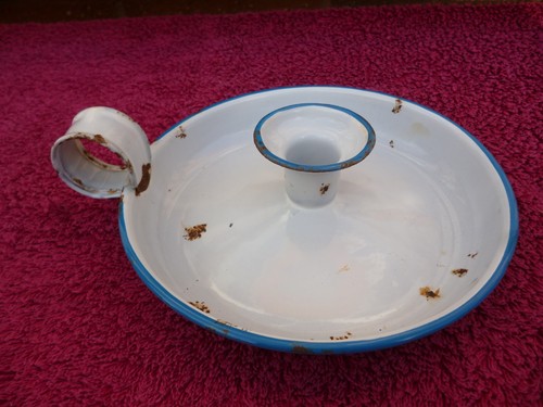 Vintage white enamel wee - vintage,