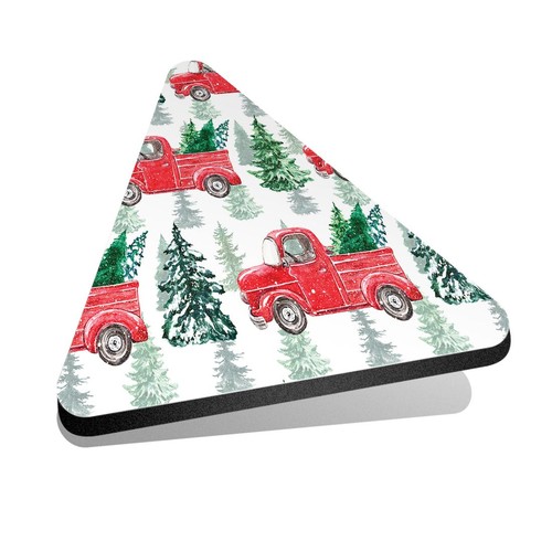 Triangle fridge mdf magnet - fridge,