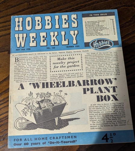 Vintage hobbies weekly - vintage,