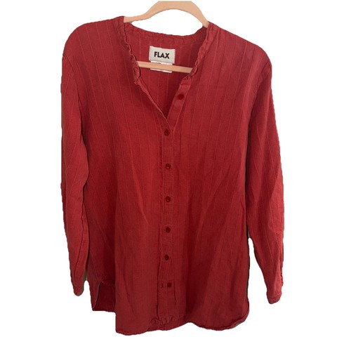 Flax lagenlook rib stripe - flax,