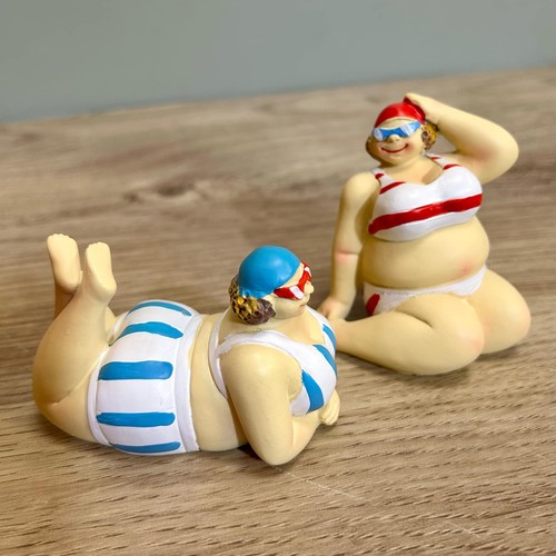 Beach fat ladies resin - beach,
