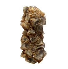 Fluorite Cluster Column Heights Quarry Weardale UK Mineral Specimen 11cm