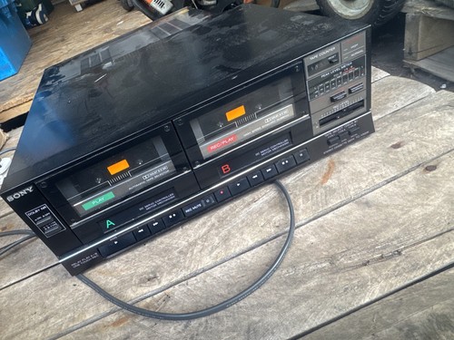 Sony twin cassette deck - sony,