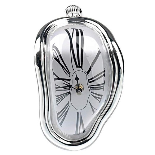 Surreal melting wall clock - melting,