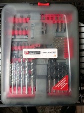 Power Performance Drill Bit Set In Case tools DIY builder workshop woodworking 