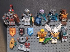 LEGO Chima and Nexo Knight Minifigures and Spare Parts Bundle X8
